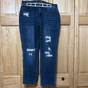 Judy Blue Distressed Blue Jeans